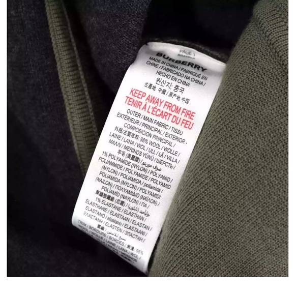 Burberry TB Monogram zipped overall in Moss Green 3T - Picture 7 of 7